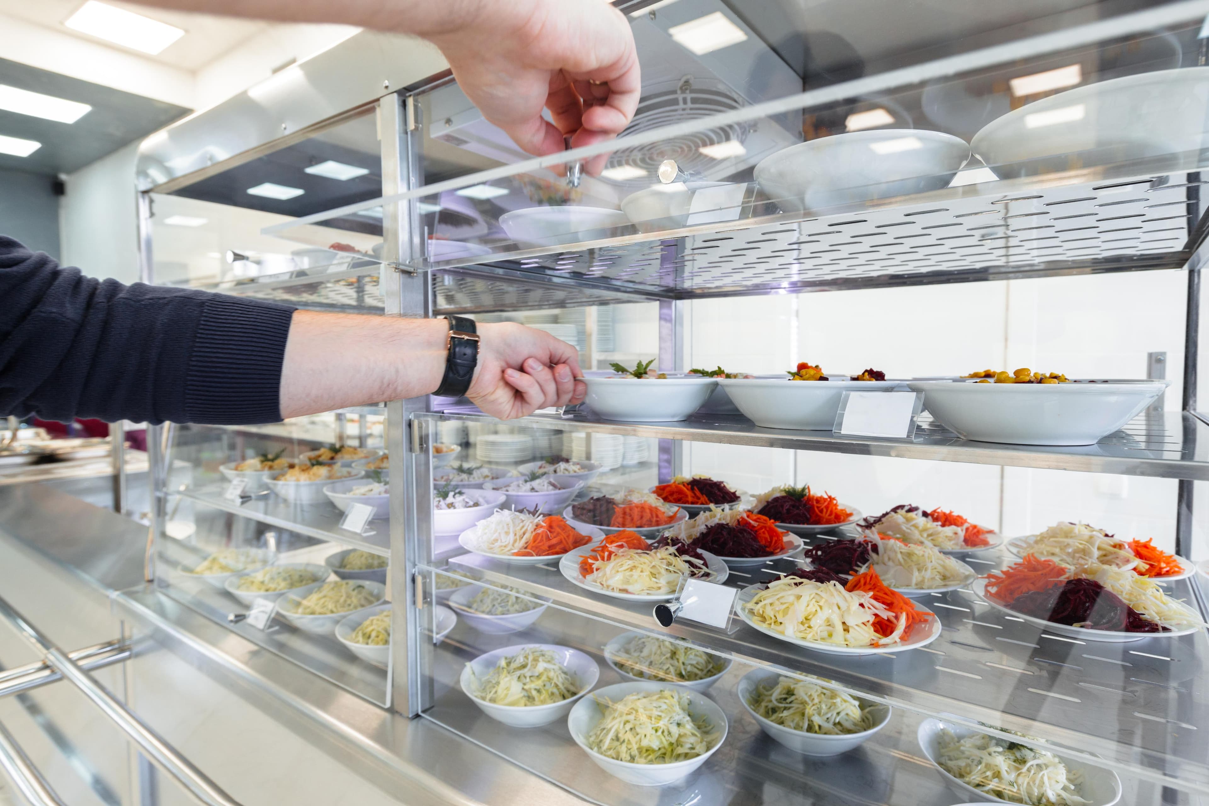 Self-service hygiénique